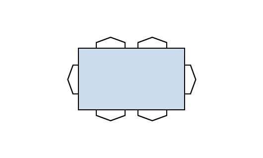 Clear Glass Table - TBRGL-0570