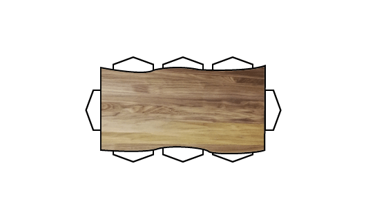 Urban Live Edge Table - TWULE-0870