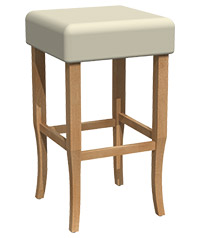 Fixed stool BE018B-1200