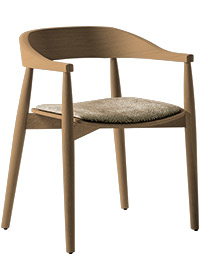 Red Oak Chair CR-EMMA
