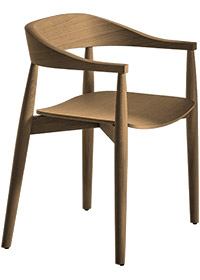 Red Oak Chair CR-EMMA