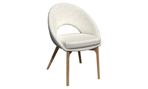 Chaise en chêne rouge CR-9600