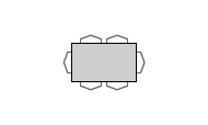 .:: Table avec dessus de verre teinté TBRGL-0440 ::.