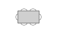 .:: Table avec dessus de verre teinté TBRGL-0570 ::.