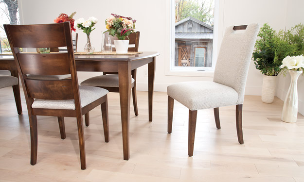 Pictures Decors Wood Dining Furniture, Bhg Parsons Dining Room Table Chair Beige
